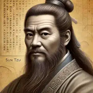 Sun Tzu foi um estrategista militar, general e filósofo chinês, famoso por seu trabalho "A Arte da Guerra". Viveu durante o período das Primaveras e Outonos (770-476 a.C.), e suas ideias influenciaram profundamente a estratégia militar e a liderança. A obra de Sun Tzu se destaca pela ênfase na inteligência, na adaptação e no conhecimento do inimigo e de si mesmo. Seus ensinamentos são aplicados não só em conflitos militares, mas também em negócios, política e outros campos que envolvem estratégia e liderança.